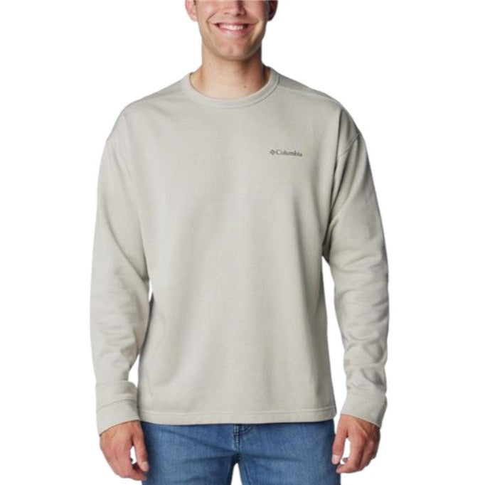 Men's Twisted Creek Knit LS Crew Flint Grey Heather