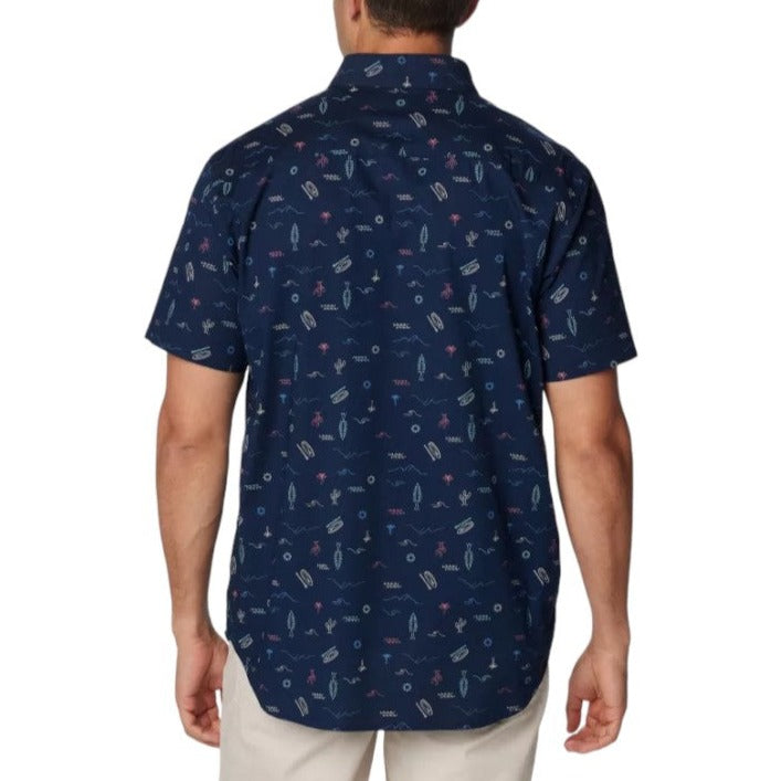 Men's Rapid Rivers Printed SS Shirt Collegiate Navy/Explorer Multi