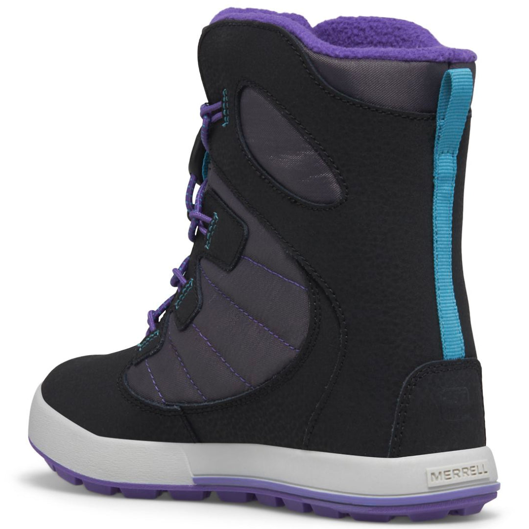 Snow Bank 4.0 Black/Purple/Turqoise (Size 11c-5Y)