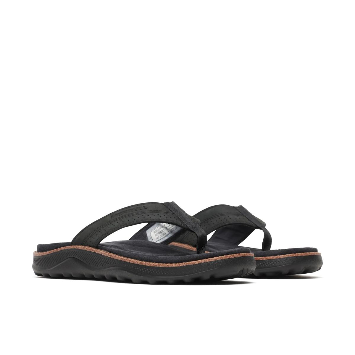 Men's Cove Leather Flip Black