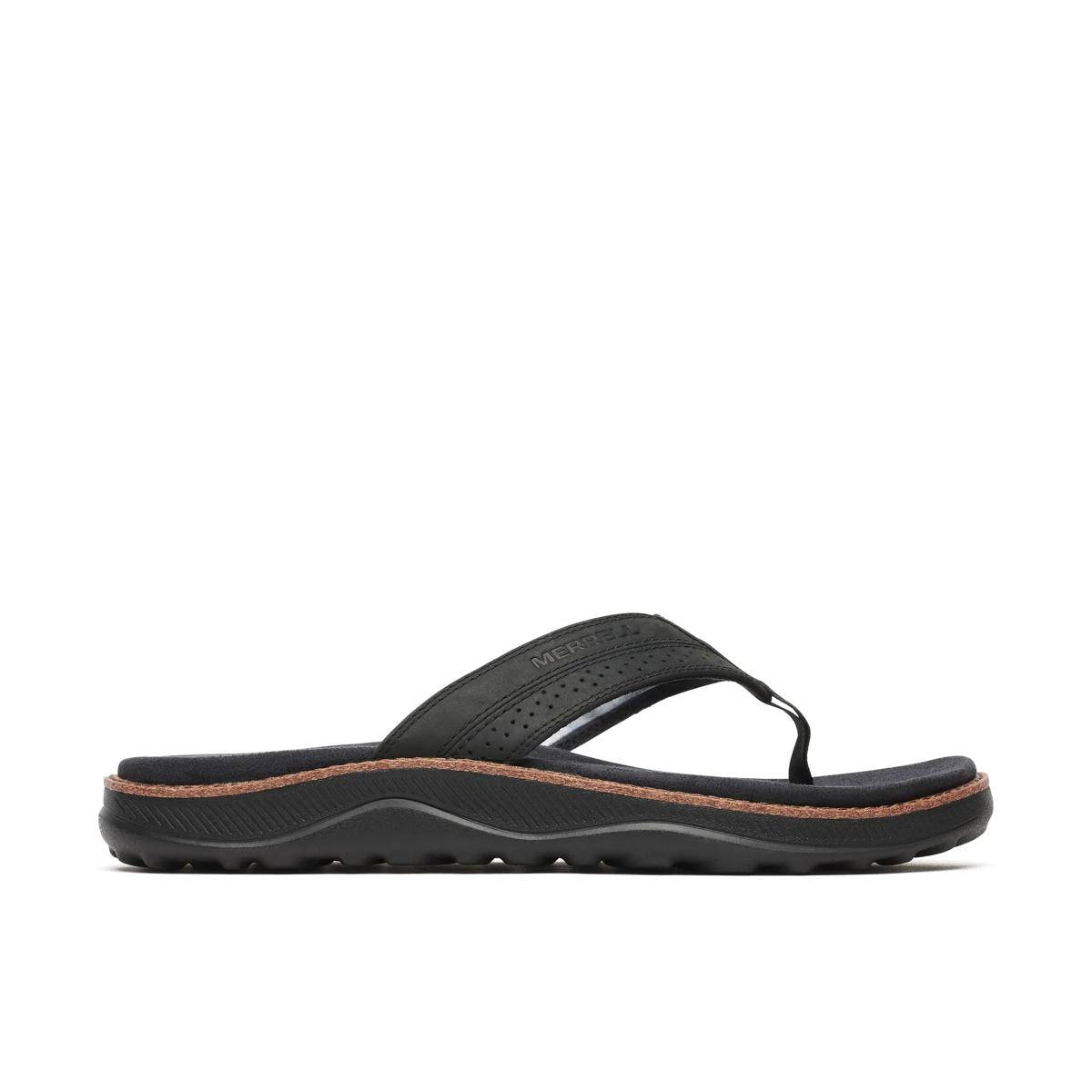 Men's Cove Leather Flip Black