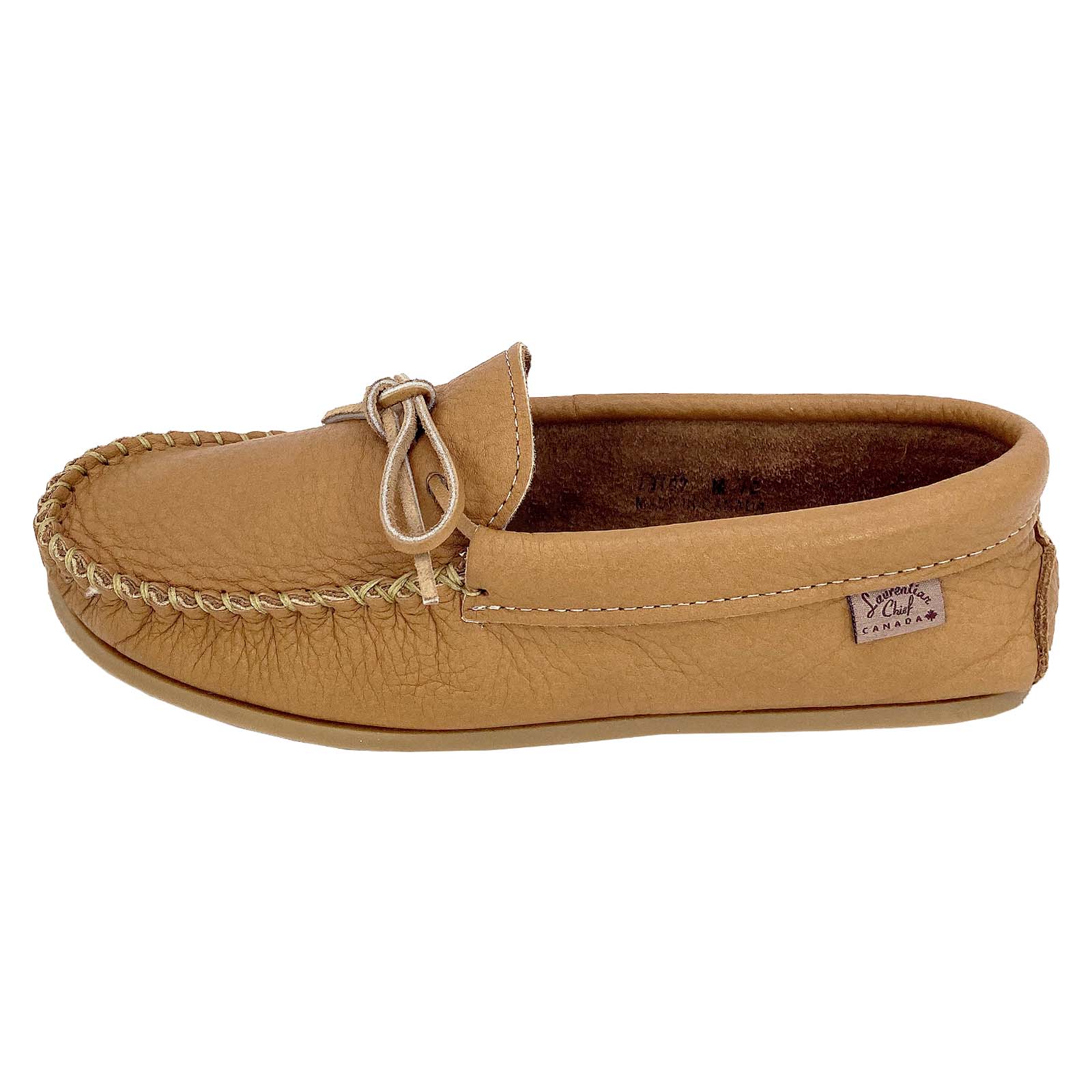 Natural clearance moosehide moccasins