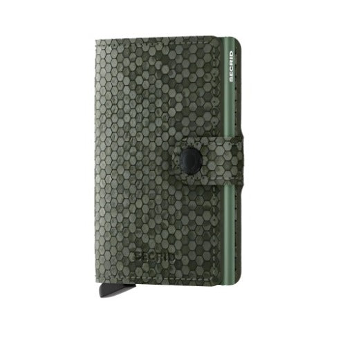 Miniwallet Hexagon Green