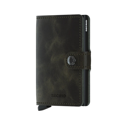 Miniwallet Vintage Olive-Black