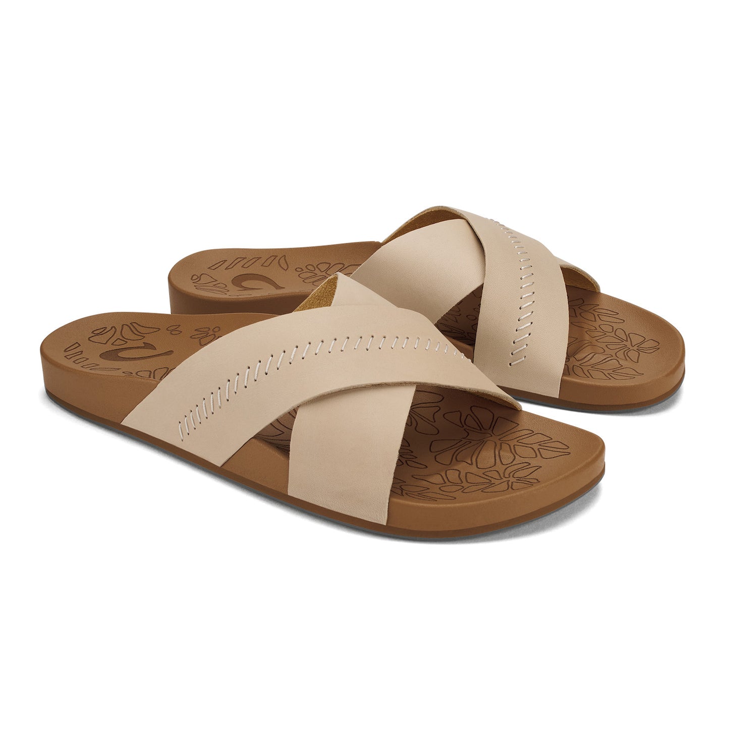 Women's Kipe'a 'Olu Slide Sandal- Puka/Tan