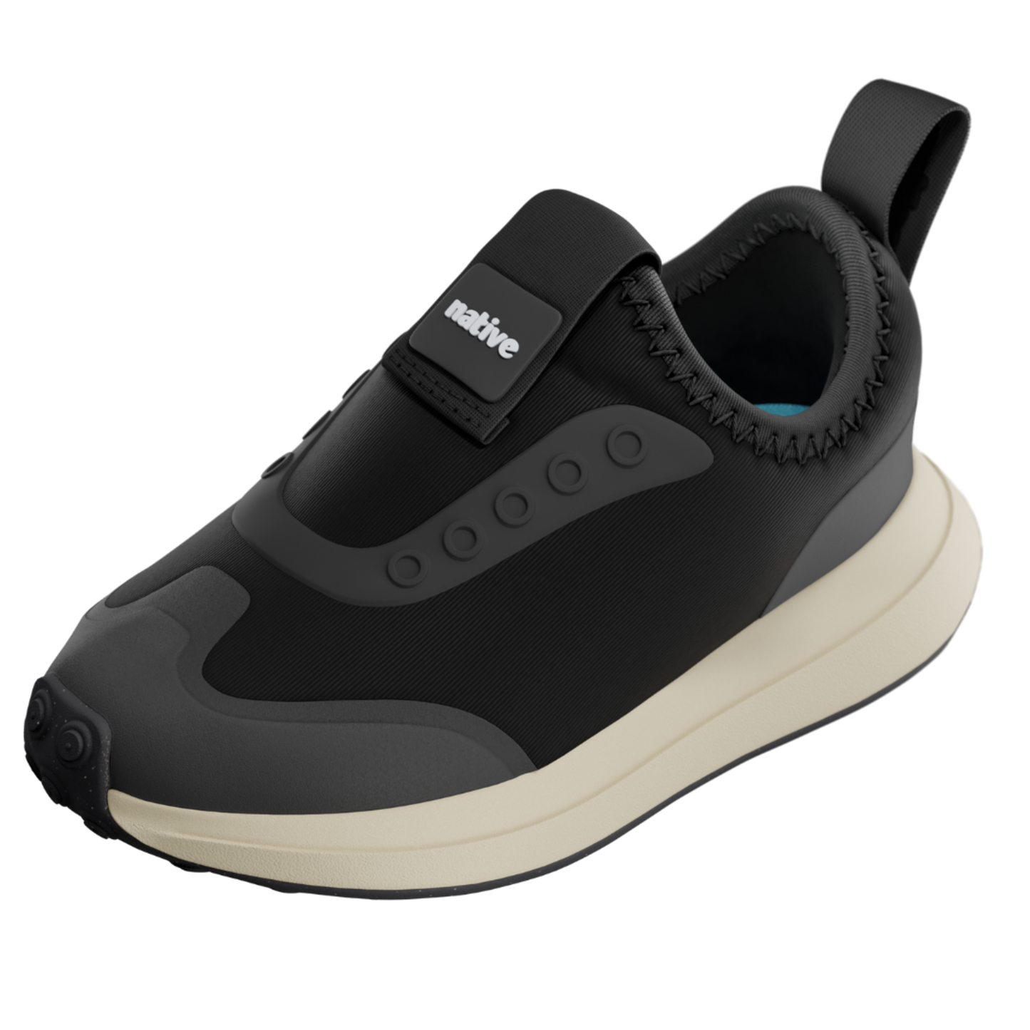 Kids' Robbie Dash Jiffy Black/Tapioca Off White/Jiffy Black Big Kid (11c-6Y)