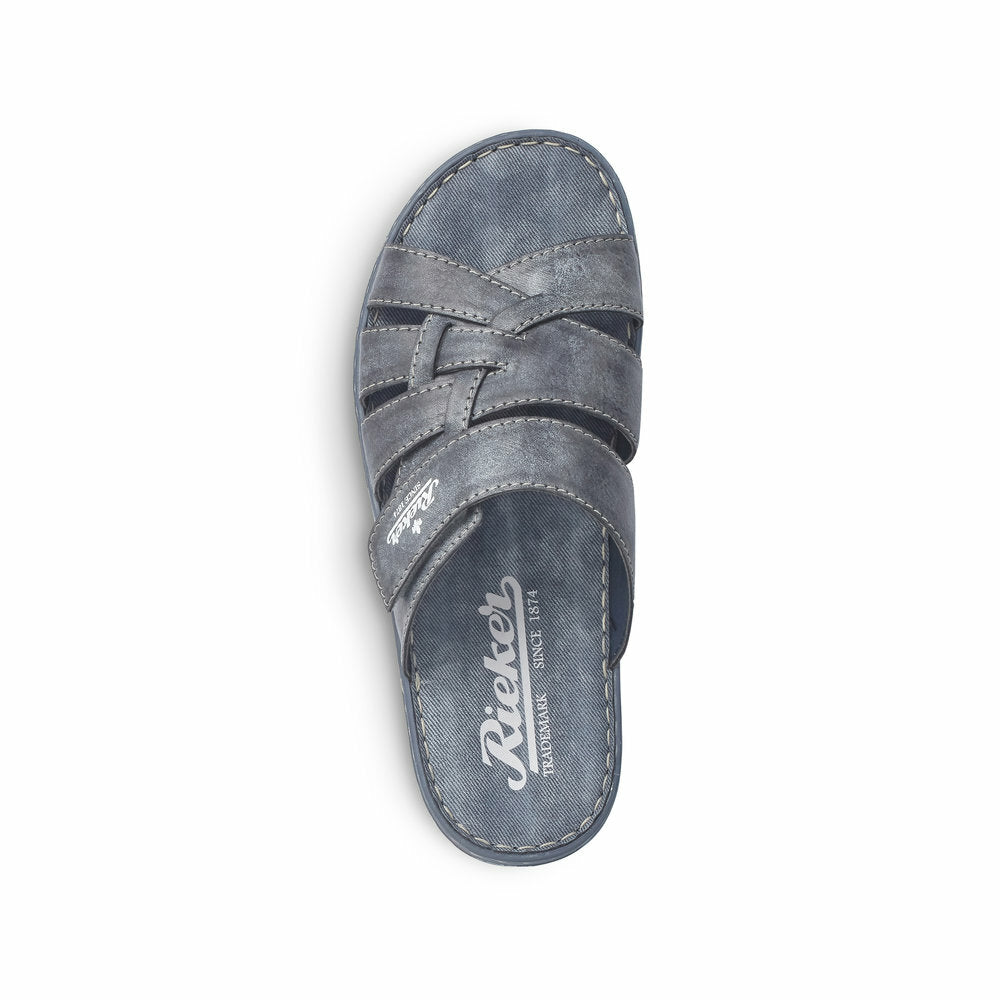 21073-14 Blue Slip-On Sandal
