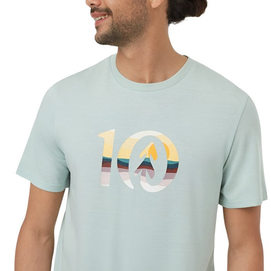 Men's Artist Series Oasis Ten T-Shirt (Surf Spray/Vanilla Ice)