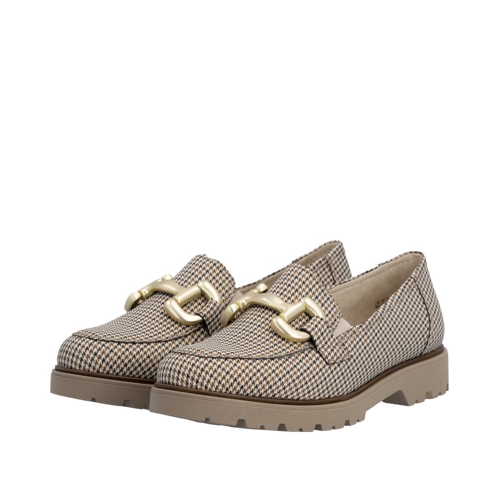 45561-60 Black/Beige Multi Slip On