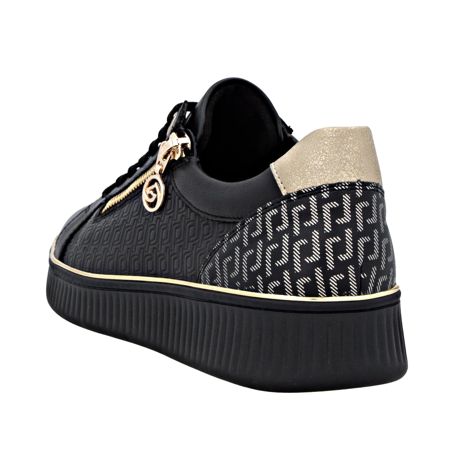 D2E00-03 Black/Alloy Multi Lace/Side Zip