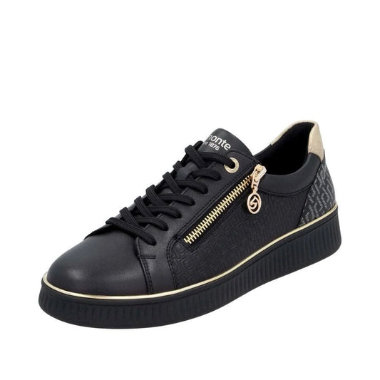 D2E00-03 Black/Alloy Multi Lace/Side Zip