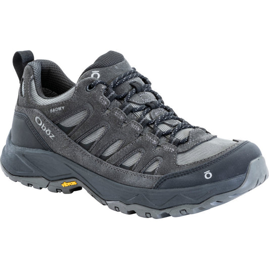 Men's Sawtooth Ascent Low Waterproof Wide Charcoal
