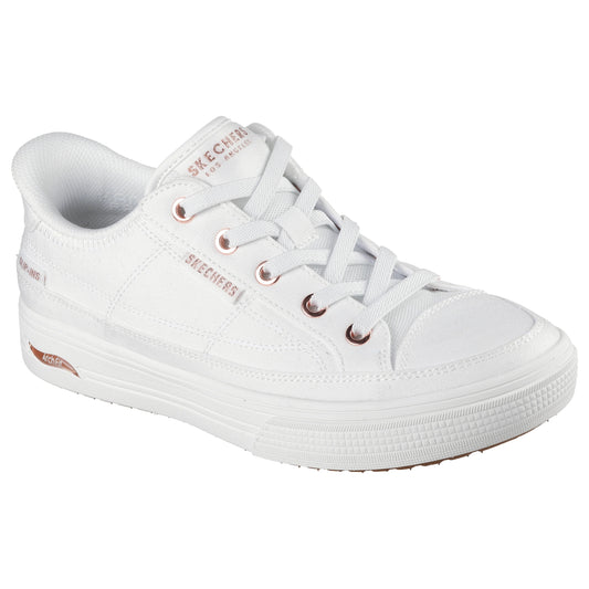 Women's Slip-ins: Arch Fit Arcade - See Ya There White