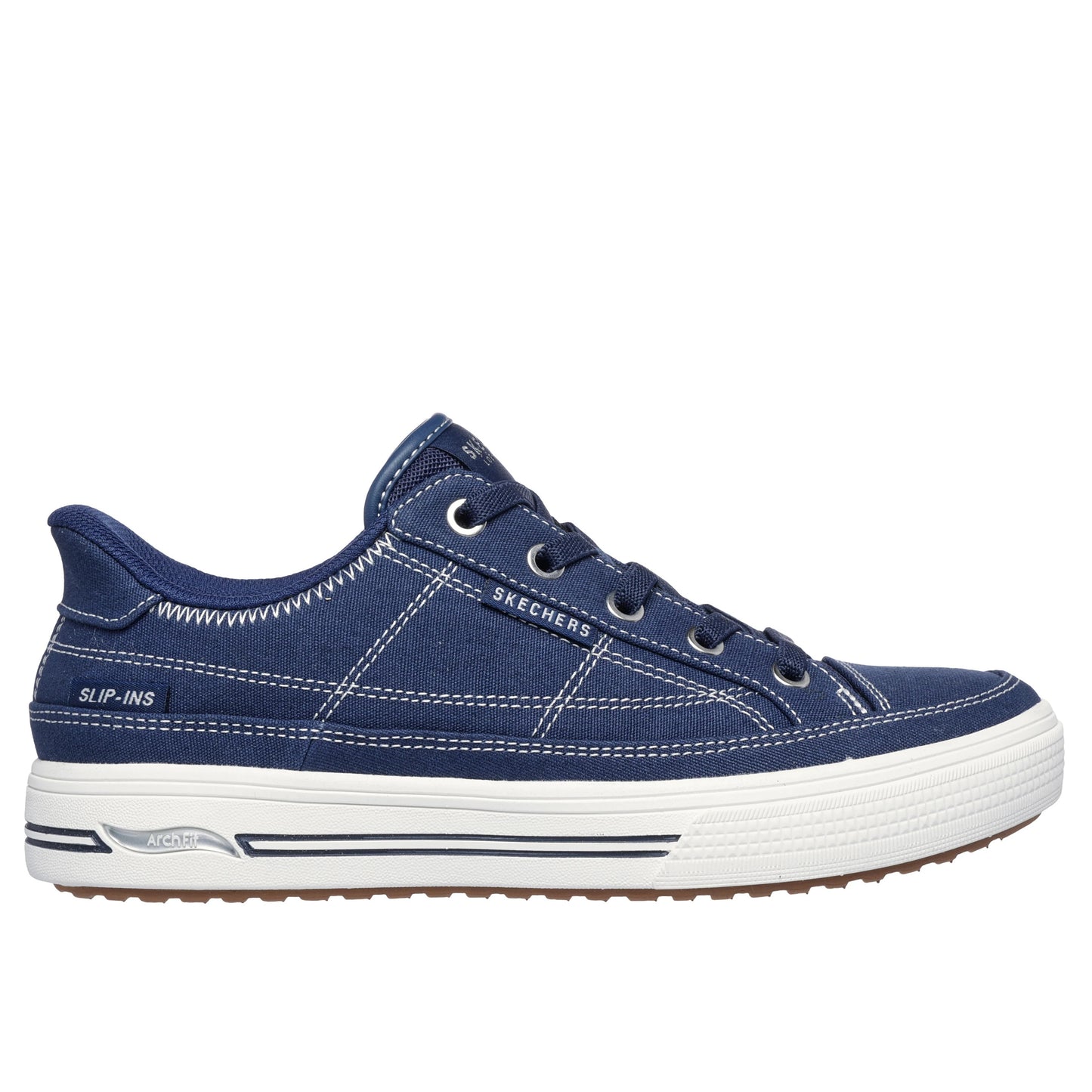 Women's Slip-ins: Arch Fit Arcade - See Ya There Navy