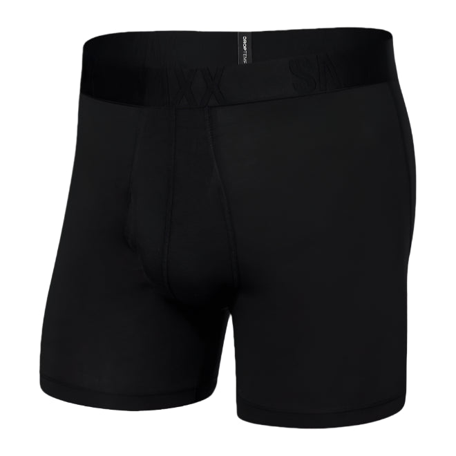 Drop Temp Cooling Cotton Boxer Brief Black
