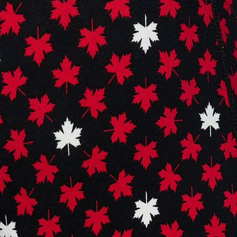 Vibe Super Soft Boxer Brief - Maple Leaf Black