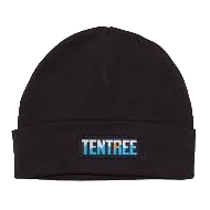 Mountain Patch Beanie (Meteorite Black/Sky Blue)