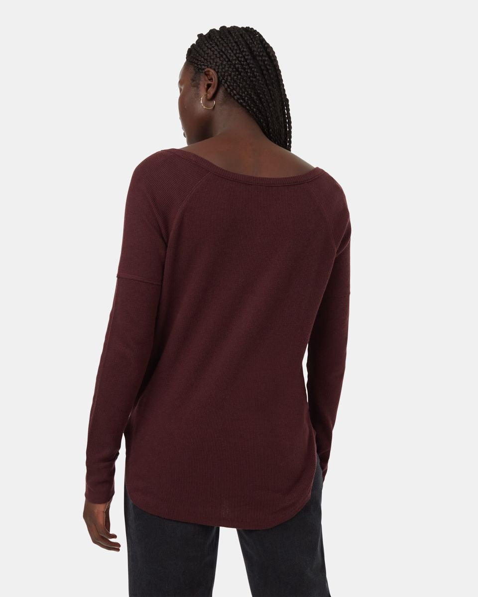 TreeWaffle Crew Longsleeve (Mulberry)