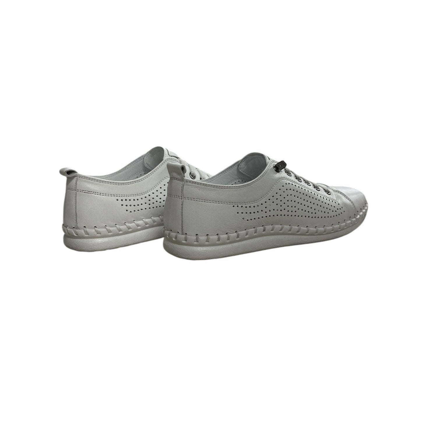 Leora-01 White Leather