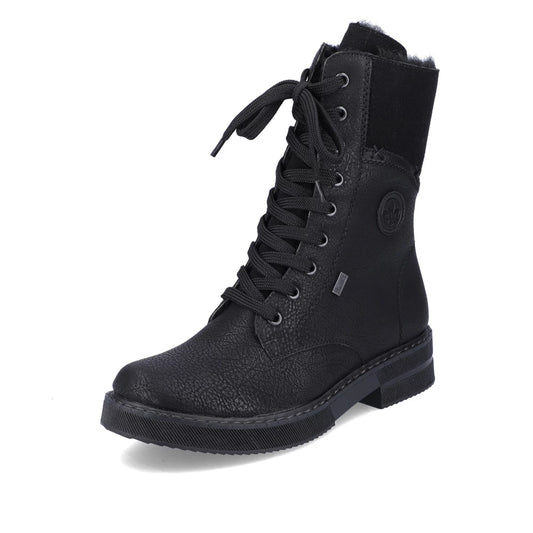 72048-01 Black Zip/Lace RTex