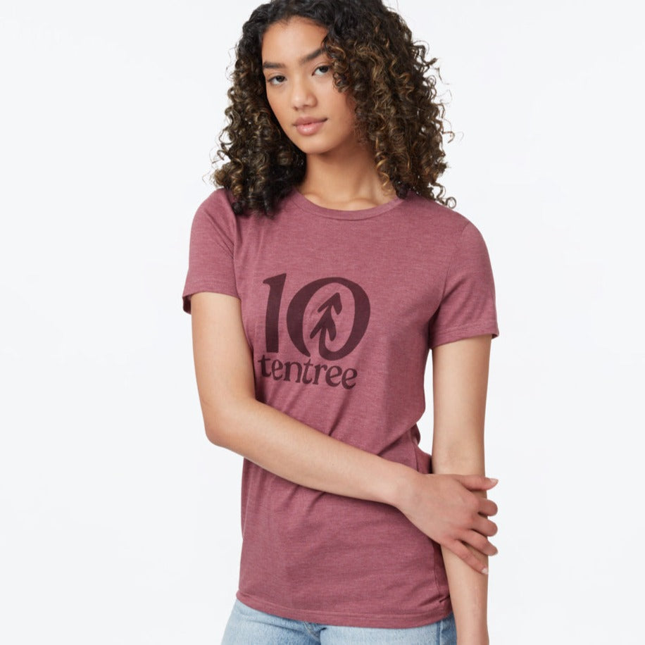 Tentree Logo T-Shirt Crushed Berry