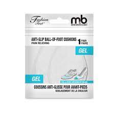 M & B Gel Anti-Slip Ball of Foot Cushions